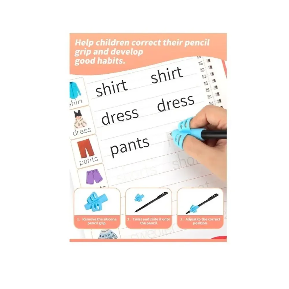 Magic Grooved Writing Practice Reusable Handwriting Workbooks Disappearing Ink